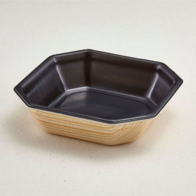 青葉紙業 弁当容器 SB-15 本体 耐熱もくめ内黒 1000枚(50枚×20) 230041 1ケース(1000枚入(50枚×20袋))（直送品）