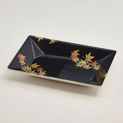 青葉紙業 刺身容器 ひらざら 13 もみじ 1200枚(100枚×12) 233918 1ケース(1200枚入(100枚×12袋))（直送品）