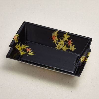 青葉紙業 刺身容器 もりざら 45 もみじ 800枚(50枚×16) 235018 1ケース(800枚入(50枚×16袋))（直送品）