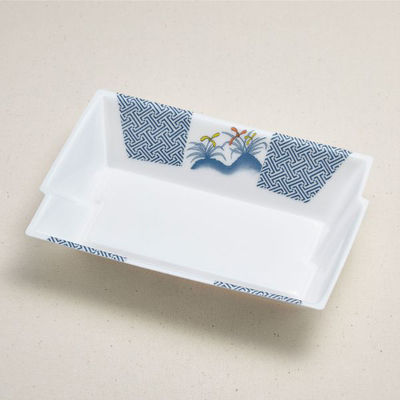 青葉紙業 刺身容器 もりざら 45 にしき 800枚(50枚×16) 235025 1ケース(800枚入(50枚×16袋))（直送品）