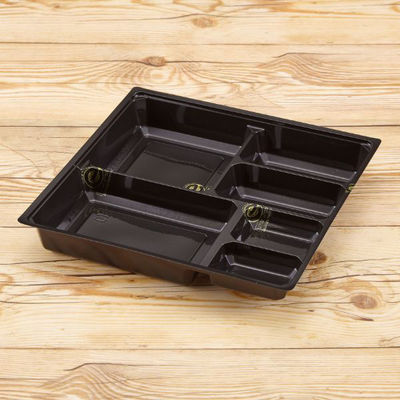 青葉紙業 弁当容器 EA-80-80-E(300) 300枚(50枚×6) 247107 1ケース(300枚入(50枚×6袋))（直送品）