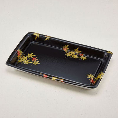 青葉紙業 寿司容器 あさ折 8 本体 もみじ 900枚(50枚×18) 262027 1ケース(900枚入(50枚×18袋))（直送品）