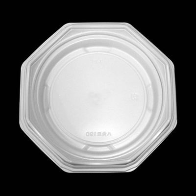デンカポリマー 軽食容器 八角皿190本体 白 600枚(50枚×12) 39653 1ケース(600枚入(50枚×12袋))（直送品）