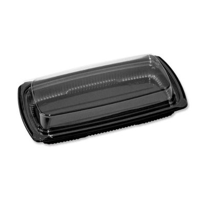 デンカポリマー 嵌合フードパック OPB-8 黒 600枚(50枚×12) 40323 1ケース(600枚入(50枚×12袋))（直送品）