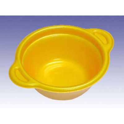 デンカポリマー スープ・麺容器　パルフェ145 平底本体 イエロー　1000枚(50枚×20) 52243（直送品）