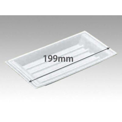 デンカポリマー トレー L-2舟皿大 3000枚(100枚×30) 54223 1ケース(3000枚入(100枚×30袋))（直送品）