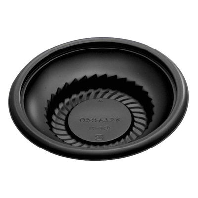 デンカポリマー 丼容器 趣き丼40本体 黒 900枚(50枚×18) 75363 1ケース(900枚入(50枚×18袋))（直送品）