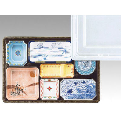 アヅミ産業 仕出弁当 T-130-B セット(蓋透明) 100枚(20枚×5) 905053 1ケース(100枚入(20枚×5袋))（直送品）