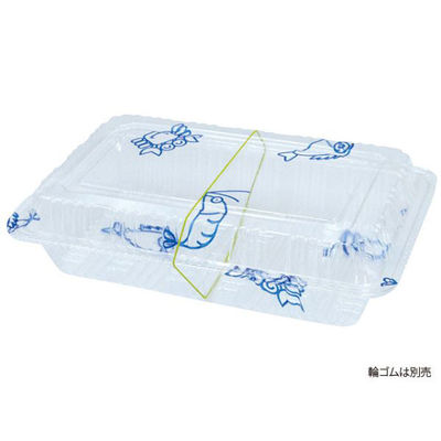 フードパック OP-031大深新 鮮魚柄 2000枚(100枚×20) 96540 1ケース(2000枚入(100枚×20袋))（直送品）