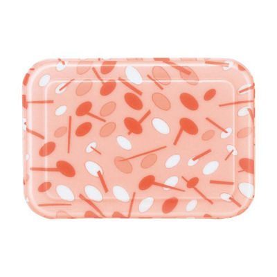 弁当容器 AH-510 蓋 つくし オレンジ 800枚(100枚×8) AH510FHOR800 1ケース(800枚入(100枚×8袋))（直送品）