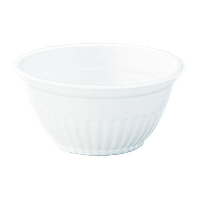 アヅミ産業 弁当容器 AH-010 丸カップ 白 2100枚(50枚×42) AH010WH 1ケース(2100枚入(50枚×42袋))（直送品）