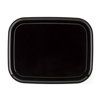 アヅミ産業 弁当容器 F-18-14 蓋黒P・P ラクシボ 1枚 F1814PPFBK（直送品）