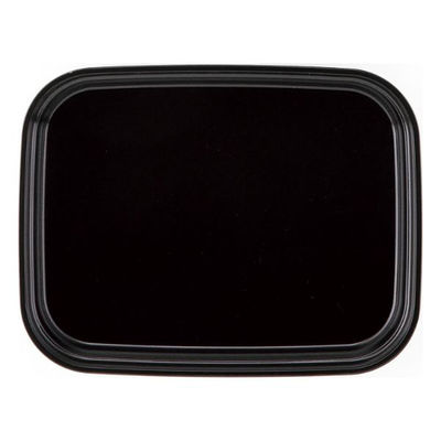 アヅミ産業 弁当容器 F-18-14 身黒P・P 1枚 F1814PPMBK（直送品）