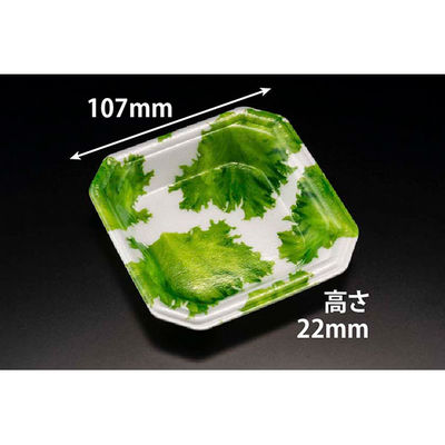 温惣菜・軽食トレー YJ-11-11C サンレタス　3000枚(50枚×60) FLGX034　リスパック（直送品）