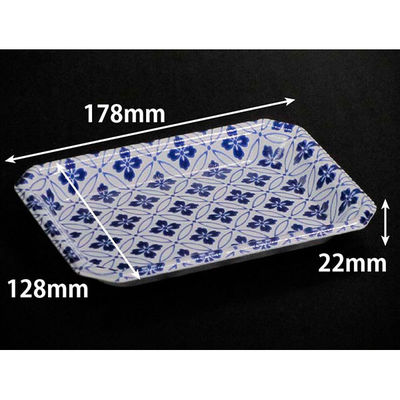 温惣菜・軽食トレー YJ-18-13C さな青　2000枚(50枚×40) FLGX191　リスパック（直送品）