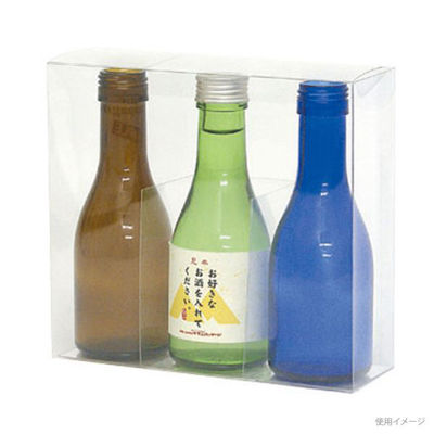 ヤマニパッケージ 贈答箱 K-1279 180ml×3本 300枚(25枚×12) 1ケース(300枚入(25枚×12袋))（直送品）