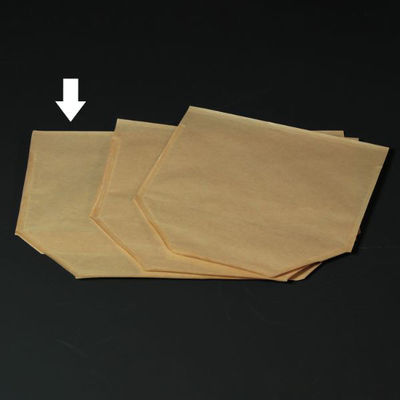 惣菜袋 窓付デルタバッグ(茶) 270×175 2000枚(100枚×20) PP000033 1ケース(2000枚入(100枚×20袋))（直送品）