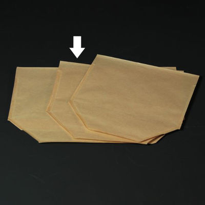 惣菜袋 窓付デルタバッグ(茶) 210×175 3000枚(100枚×30) PP000032 1ケース(3000枚入(100枚×30袋))（直送品）