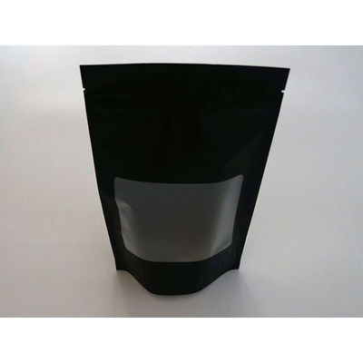 チャック付袋 マット黒スタンドチャック袋 140×210(180)×41 SMBJ-3 500枚(100枚×5)（直送品）