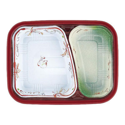 アヅミ産業 弁当容器 T-18-14-B 本体 春日 900枚(50枚×18) T1814MB 1ケース(900枚入(50枚×18袋))（直送品）