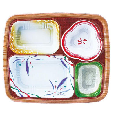 アヅミ産業 弁当容器 T-26-B 本体 せせらぎ 900枚(50枚×18) T26MB 1ケース(900枚入(50枚×18袋))（直送品）