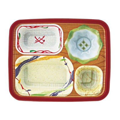 アヅミ産業 弁当容器 T-26-C 本体 なごみ 900枚(50枚×18) T26MC 1ケース(900枚入(50枚×18袋))（直送品）