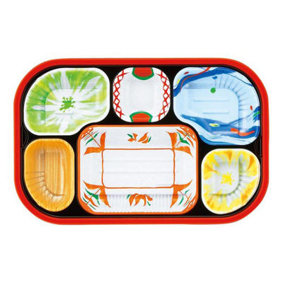 弁当容器 T-80-55-A 本体 柄付 800枚(50枚×16) T80-55MA-1 1ケース(800枚入(50枚×16袋))（直送品）