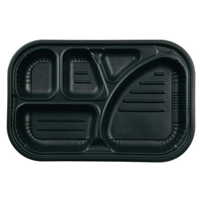 弁当容器 T-80-55-B 本体 黒 800枚(50枚×16) T80-55MBBK-1 1ケース(800枚入(50枚×16袋))（直送品）