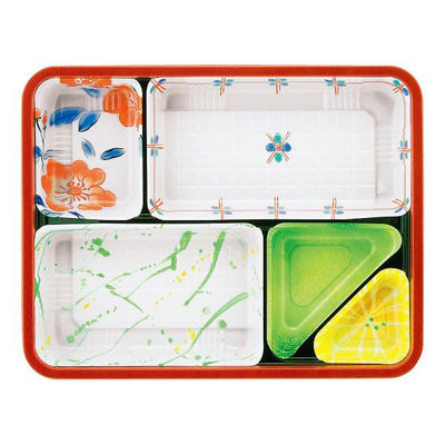 弁当容器 T-80-60-B2-B 800枚(50枚×16) T80-60M-B2B-1 1ケース(800枚入(50枚×16袋))（直送品）