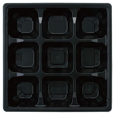 アヅミ産業 弁当容器 T-80-E 本体 黒 800枚(50枚×16) T80MEBK-1 1ケース(800枚入(50枚×16袋))（直送品）