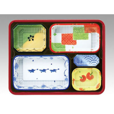 アヅミ産業 弁当容器 T-90-70-B 本体 500枚(50枚×10) T90-70MB 1ケース(500枚入(50枚×10袋))（直送品）