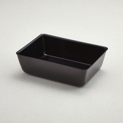 青葉紙業 弁当容器 BS-40 本体 くろ 700枚(50枚×14) 201583 1ケース(700枚入(50枚×14袋))（直送品）