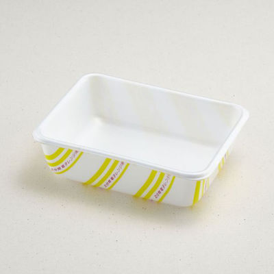 青葉紙業 弁当容器 B-4 本体 電子レンジ 700枚(50枚×14) 201525 1ケース(700枚入(50枚×14袋))（直送品）