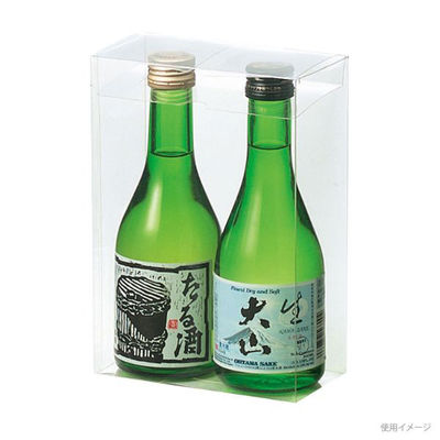 ヤマニパッケージ 贈答箱 K-449 A-PET300ml×2本入 300枚(100枚×3) 1ケース(300枚入(100枚×3袋))（直送品）