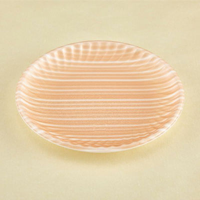 青葉紙業 丸皿 取り皿 大 赤木目 1000枚(100枚×10) 226103 1ケース(1000枚入(100枚×10袋))（直送品）