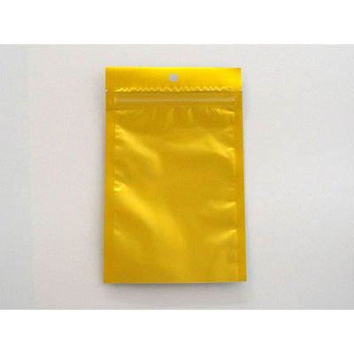 チャック付袋 片面金アルミマットチャック袋 120×195mm AG-1 500枚(100枚×5) 1ケース(500枚入(100枚×5袋))（直送品）