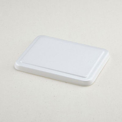 青葉紙業 弁当容器 B-4 蓋 白 700枚(50枚×14) 201601 1ケース(700枚入(50枚×14袋))（直送品）