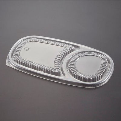 青葉紙業 カレー容器 中(蓋)透明 600枚(50枚×12) 251130 1ケース(600枚入(50枚×12袋))（直送品）