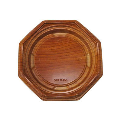 デンカポリマー 軽食容器 八角皿190本体 BW 600枚(50枚×12) 49433 1ケース(600枚入(50枚×12袋))（直送品）