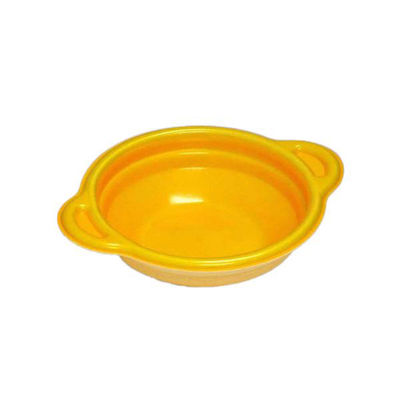 スープ・麺容器 パルフェ145 浅平底本体 イエロー 1000枚(50枚×20) 40973 1ケース(1000枚入(50枚×20袋))（直送品）