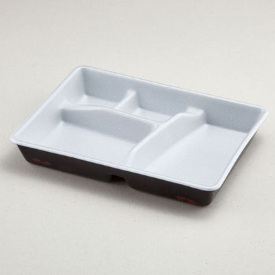 青葉紙業 仕出し容器 F-7 本体 うるし 300枚(25枚×12) 210303 1ケース(300枚入(25枚×12袋))（直送品）