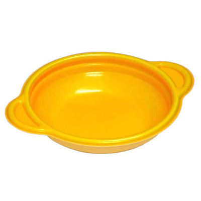 スープ・麺容器 パルフェ180 浅平底本体 イエロー 800枚(50枚×16) 41133 1ケース(800枚入(50枚×16袋))（直送品）