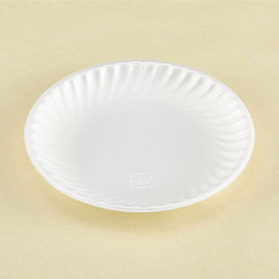 青葉紙業 丸皿 取り皿 小 白 1000枚(100枚×10) 226201 1ケース(1000枚入(100枚×10袋))（直送品）