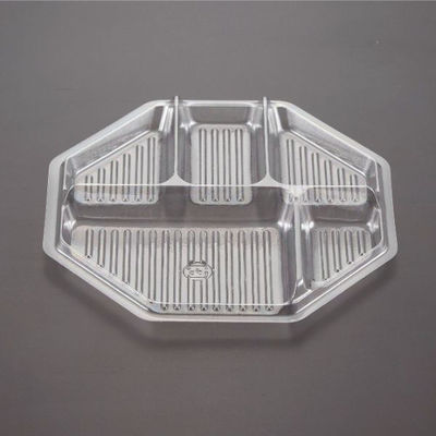 青葉紙業 角丼容器 八角皿 大 中仕切 1 600枚(50枚×12) 224231 1ケース(600枚入(50枚×12袋))（直送品）