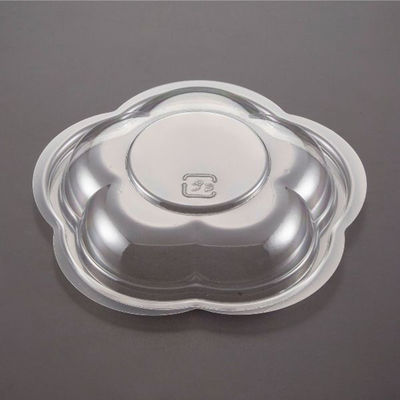 青葉紙業 惣菜容器 フラワー 120 蓋 透明 1600枚(50枚×32) 230020 1ケース(1600枚入(50枚×32袋))（直送品）