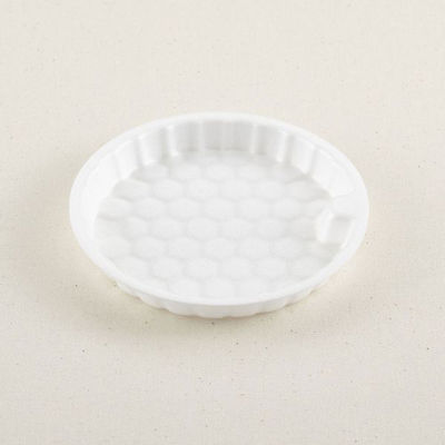 青葉紙業 どんぶり容器 D-3 中皿 PSP白 600枚(50枚×12) 205680 1ケース(600枚入(50枚×12袋))（直送品）