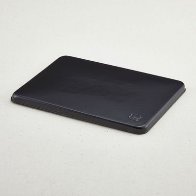 青葉紙業 弁当容器 BS-40 蓋 くろ 700枚(50枚×14) 201683 1ケース(700枚入(50枚×14袋))（直送品）