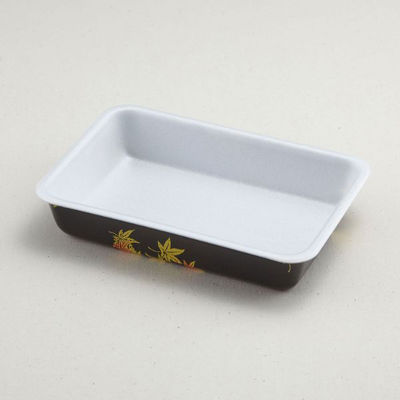 青葉紙業 弁当容器 B-2(本体)もみじ 600枚(50枚×12) 201218 1ケース(600枚入(50枚×12袋))（直送品）