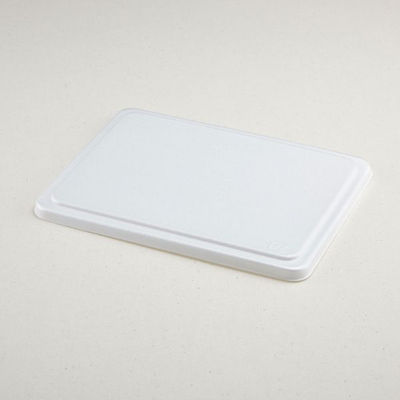 青葉紙業 仕出し容器 F-6 蓋 白 400枚(50枚×8) 210201 1ケース(400枚入(50枚×8袋))（直送品）