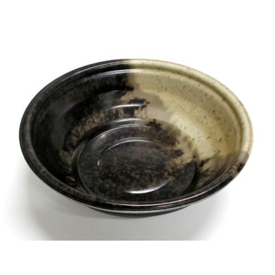 デンカポリマー スープ・麺容器 E-52浅本体 油滴石目 600枚(50枚×12) 38843 1ケース(600枚入(50枚×12袋))（直送品）